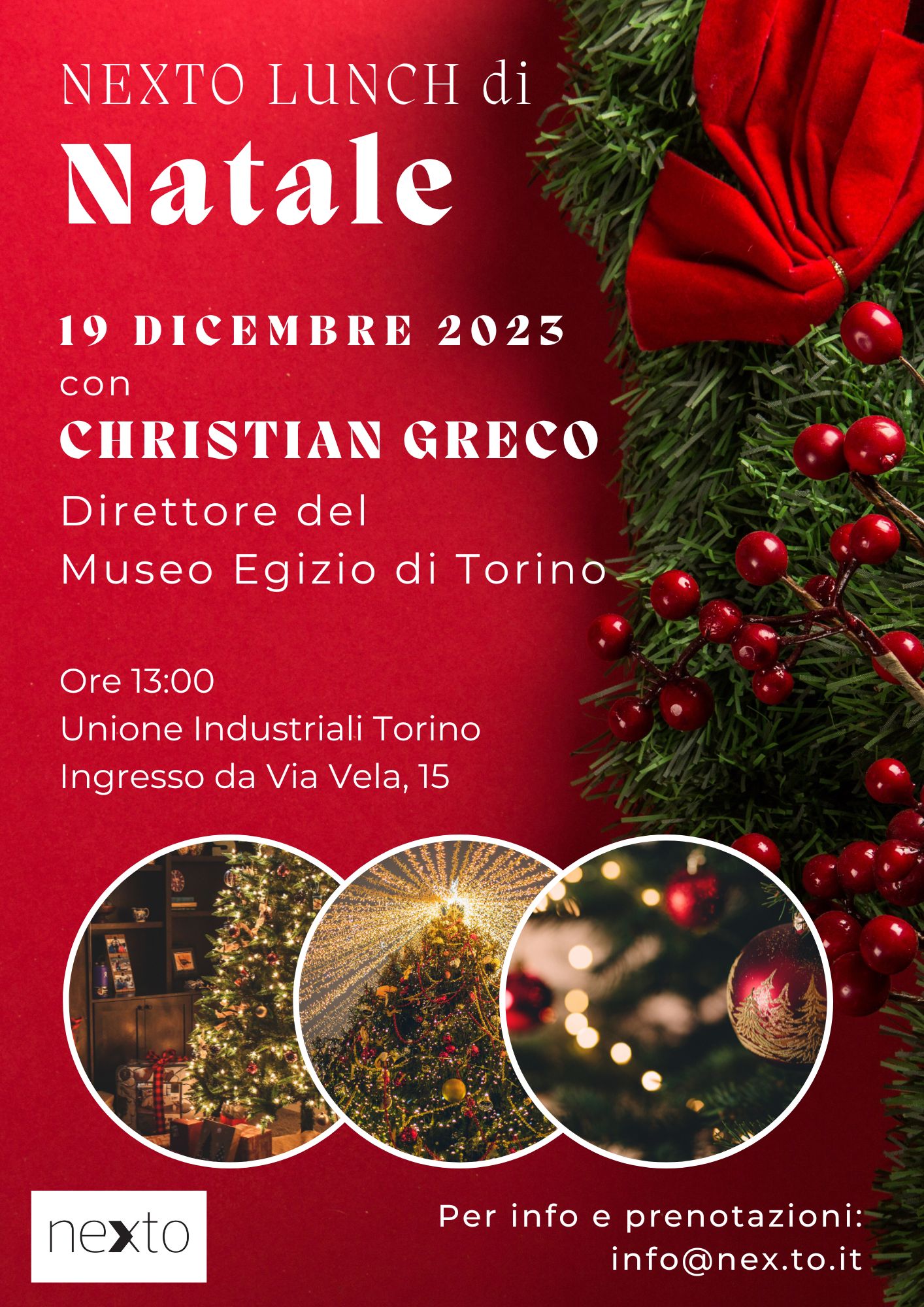 Locandina Lunch Natale 2023